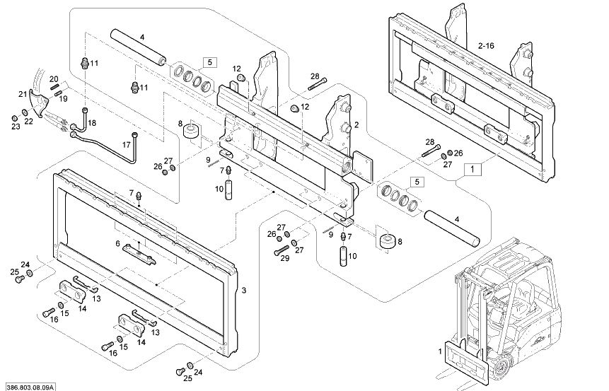 Veio Cilindro Deslocamento - <p>Veio Cilindro Deslocamento</p><p>Linde 386 / -02</p><p>nº4</p>